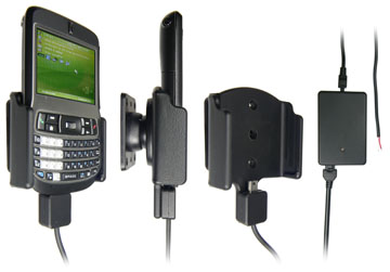 Support voiture  Brodit HTC Excalibur  installation fixe - Avec rotule, connectique Molex. Chargeur 2A. Pour batterie standard seule. Réf 971716