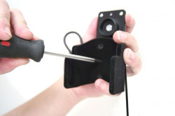 Support voiture  Brodit BlackBerry Curve 8300  installation fixe - Avec rotule, connectique Molex. Chargeur 2A. Réf 971746