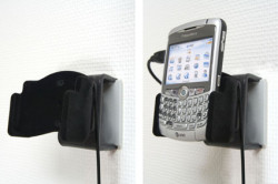 Support voiture  Brodit BlackBerry Curve 8300  installation fixe - Avec rotule, connectique Molex. Chargeur 2A. Réf 971746