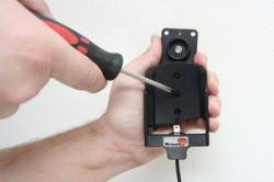 Support voiture Brodit HTC P3470 installation fixe - Avec rotule, connectique Molex. Chargeur 2A. Réf 971827