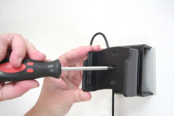 Support voiture  Brodit BlackBerry Bold 9000  installation fixe - Avec rotule, connectique Molex. Chargeur 2A. Réf 971850