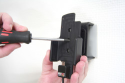 Support voiture  Brodit HTC T4242  installation fixe - Avec rotule, connectique Molex. Chargeur 2A. Réf 971883