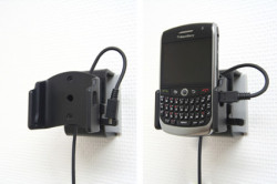 Support voiture  Brodit BlackBerry Curve 8900  installation fixe - Avec rotule, connectique Molex. Chargeur 2A. Réf 971886