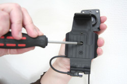 Support voiture  Brodit Eten Glofiish DX900  installation fixe - Avec rotule, connectique Molex. Chargeur 2A. Réf 971891