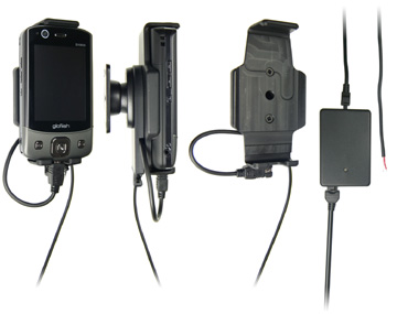 Support voiture  Brodit Eten Glofiish DX900  installation fixe - Avec rotule, connectique Molex. Chargeur 2A. Réf 971891