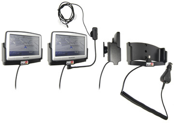 Support voiture  Brodit TomTom XL 30-series  avec réplicateur de port - Support actif avec prise allume-cigare. Avec rotule. 12/24 Volt. Réf 278018