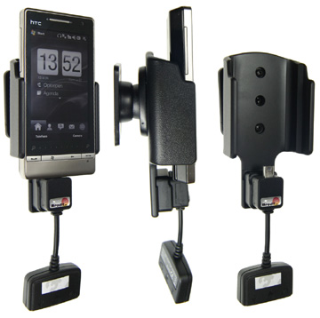 Support 3 en 1  Brodit HTC Touch Diamond 2 T5353  3 en 1 - 3 cm de câble adaptateur. Réf 519011