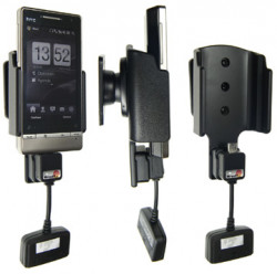 Support 3 en 1 Brodit HTC Touch Diamond 2 T5353 3 en 1 - 3 cm de câble adaptateur. Réf 519011
