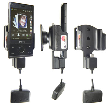 Support 3 en 1  Brodit HTC P3700  3 en 1 - 40 cm de câble adaptateur. Pour S270 batterie standard 900 mAh. Réf 843843