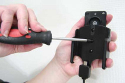 Support 3 en 1  Brodit HTC Artemis 100  3 en 1 - 3 cm de câble adaptateur. Réf 849714