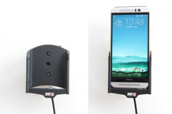 Support voiture  Brodit HTC One M9  avec chargeur allume cigare - Avec rotule orientable. Réf 512722
