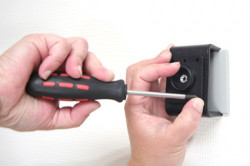 Support voiture  Brodit Apple iPhone 4  avec réplicateur de port - Surface &quot