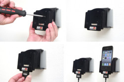 Support voiture  Brodit Apple iPhone 4  avec réplicateur de port - Surface &quot