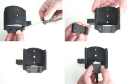 Support voiture  Brodit Apple iPod Touch  pour fixation cable - Pour Volvo câble avec connecteur USB (réf. 31210067). Surface &quot