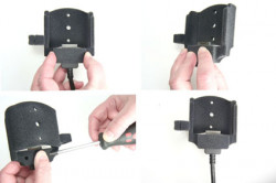 Support voiture  Brodit Apple iPod Touch  pour fixation cable - Pour Volvo câble avec connecteur USB (réf. 31210067). Surface &quot