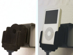 Support voiture  Brodit Apple iPod 3rd Generation 10 GB  pour fixation cable - Pour charger le câble de style de câble et Neo Prolink. Surface &quot