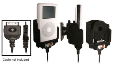Support voiture  Brodit Apple iPod 3rd Generation 10 GB  pour fixation cable - Pour charger le câble de style de câble et Neo Prolink. Surface &quot
