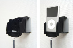 Support voiture  Brodit Apple iPod 2nd Generation 20 GB  pour fixation cable - Pour le câble d'extension. Surface &quot