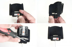 Support voiture  Brodit Apple iPod Touch  pour fixation cable - Pour câble composite AV Apple. Avec rotule. Avec revêtement &quot