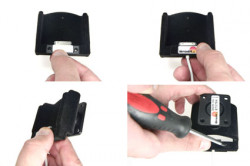 Support voiture  Brodit Apple iPod Touch  pour fixation cable - Pour origine Apple Câble (court). Avec rotule. Avec revêtement &quot