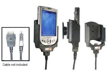 Support voiture  Brodit HP iPAQ h41xx  pour fixation cable - Pour GPS-câble ou Sync- / de données / chargement-câble. Réf 847591