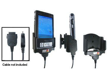 Support voiture  Brodit Fujitsu-Siemens Pocket Loox 700-series  pour fixation cable - Pour GPS-câble ou Sync- / de données / chargement-câble. Réf 847608
