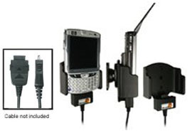Support voiture  Brodit HP iPAQ hw65xx  pour fixation cable - Pour GPS-câble ou Sync- / de données / chargement-câble. Réf 847648