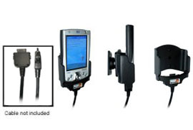 Support voiture  Brodit HP iPAQ h22xx  pour fixation cable - Pour GPS-câble ou Sync- / de données / chargement-câble. Réf 848579