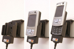Support voiture  Brodit Nokia N80  pour fixation cable - Pour le câble Nokia CA-27, CA-76 (inclus dans le kit mains libres CK7W, CK-20W). Réf 905087