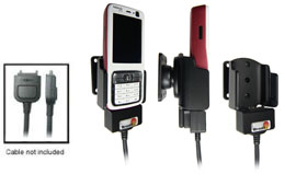 Support voiture  Brodit Nokia N73  pour fixation cable - Pour le câble Nokia CA-27, CA-76 (inclus dans le kit mains libres CK7W, CK-20W). Réf 905120