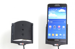 Support voiture  Brodit Samsung Galaxy Note 3 SM-N9005  avec chargeur allume cigare - Avec rotule. Avec câble USB. Réf 521564