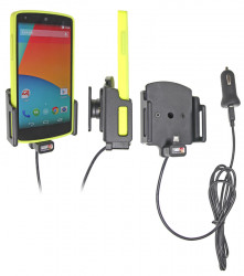Support voiture  Brodit LG Nexus 5  avec chargeur allume cigare - Avec rotule et le câble USB. Support réglable, convient dispositifs Nexus avec 5 étui d'origine. Réf 521590