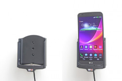 Support voiture  Brodit LG G Flex  avec chargeur allume cigare - Avec rotule. Avec câble USB. Réf 521604