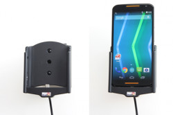 Support voiture  Brodit Motorola Moto X (2nd Gen)  avec chargeur allume cigare - Avec chargeur voiture USB. Avec rotule. Réf 521679