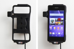 Support voiture  Brodit Sony Xperia E3  avec chargeur allume cigare - Avec rotule. Avec câble USB. Réf 521712