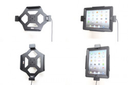Support voiture  Brodit Apple iPad New (3rd Gen)  sécurisé - Support actif pour une installation fixe. Avec rotule. Avec verrouillage renforcé Pour  étui Otterbox Defender (non livré). Réf 547395