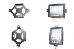 Support voiture  Brodit Apple iPad New (3rd Gen)  antivol - Support actif pour une installation fixe. Avec rotule. 2 clefs. Pour  étui Otterbox Defender (non livré). Réf 536395