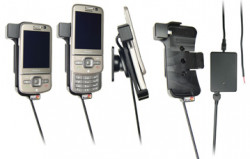 Support voiture  Brodit Nokia 6710 Navigator  installation fixe - Avec rotule, connectique Molex. Chargeur 2A. Réf 513062