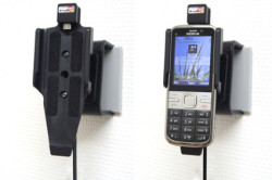 Support voiture  Brodit Nokia C5-00  installation fixe - Avec rotule, connectique Molex. Chargeur 2A. Réf 513148