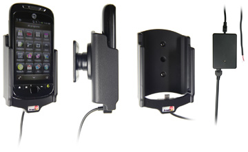 Support voiture  Brodit T-Mobile My Touch 3G Slide  installation fixe - Avec rotule, connectique Molex. Chargeur 2A. Pour un montant position fermée. Réf 513168