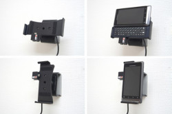 Support voiture  Brodit Motorola Droid 2  installation fixe - Avec rotule, connectique Molex. Chargeur 2A. Réf 513185