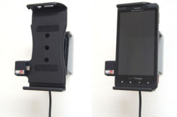 Support voiture  Brodit Motorola Droid X  installation fixe - Avec rotule, connectique Molex. Chargeur 2A. Réf 513190