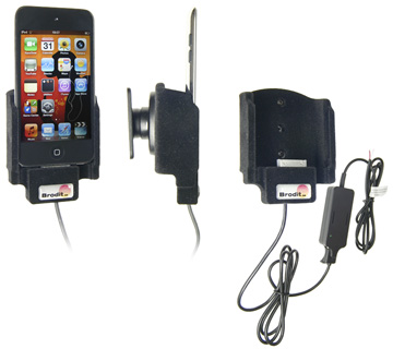 Support voiture  Brodit Apple iPod Touch 4th Generation  installation fixe - Avec rotule. Surface &quot