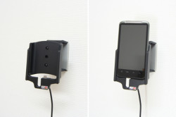 Support voiture  Brodit HTC Desire HD  installation fixe - Avec rotule, connectique Molex. Chargeur 2A. Réf 513198