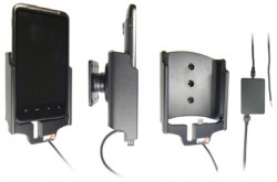 Support voiture  Brodit HTC Desire HD  installation fixe - Avec rotule, connectique Molex. Chargeur 2A. Réf 513198