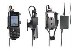 Support voiture  Brodit Nokia C2-01  installation fixe - Avec rotule, connectique Molex. Chargeur 2A. Réf 513250