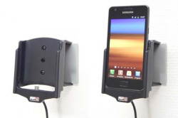 Support voiture  Brodit Samsung Galaxy S II 4G i9100M  installation fixe - Avec rotule, connectique Molex. Chargeur 2A. Réf 513255