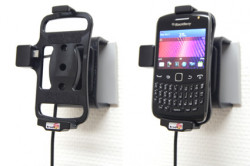 Support voiture  Brodit BlackBerry Curve 9350  installation fixe - Avec rotule, connectique Molex. Chargeur 2A. Réf 513267