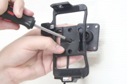 Support voiture  Brodit HTC EVO 3D  installation fixe - Avec rotule, connectique Molex. Chargeur 2A. Réf 513278