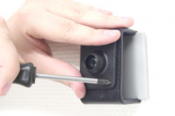 Support voiture  Brodit HTC EVO 3D  installation fixe - Avec rotule, connectique Molex. Chargeur 2A. Réf 513278